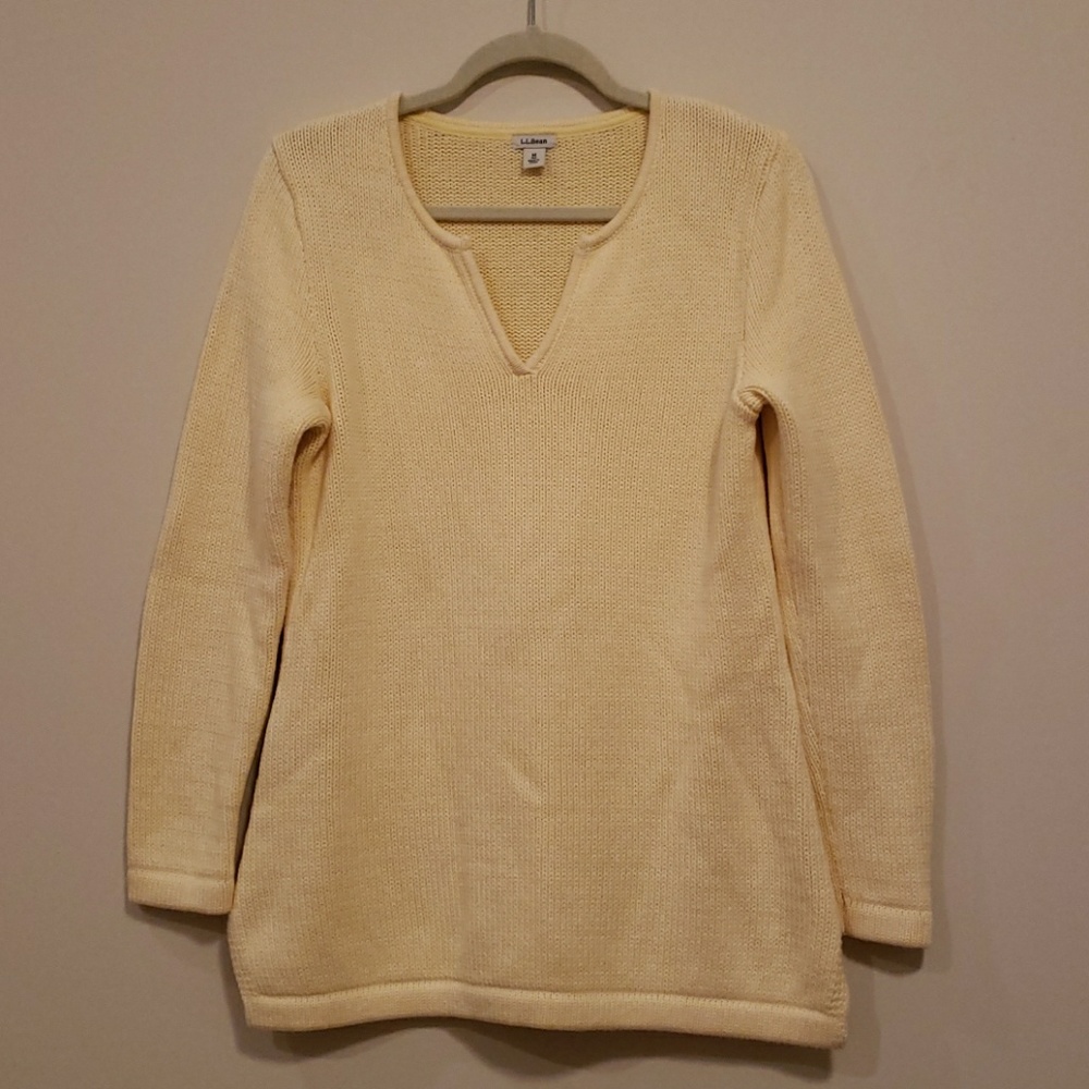 L.L. Bean Yellow Sweater